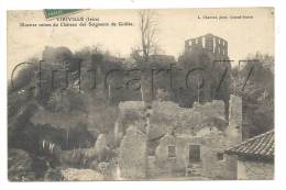 Viriville(38) :  Les Ruines Du Château Des Seigneurs De Grôlée En 1909. - Viriville