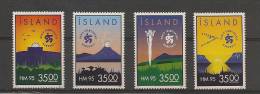 Islandia 1995, Balonmano. - Unused Stamps