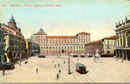 Torino - Piazza Castello E Palazzo Reale - Animée - Tramway - Palazzo Reale