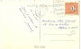 LPU5 - FRANCE ARC DE TRIOMPHE 2° SERIE 1f50 SUR CPA AU TARIF DU 13/3/1945 - 1944-45 Arco Di Trionfo