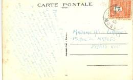 LPU5 - FRANCE ARC DE TRIOMPHE 2° SERIE 1f50 SUR CPA AU TARIF DU 18/4/1945 - 1944-45 Arco Di Trionfo