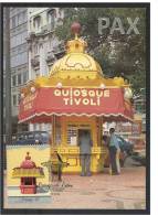 PORTUGAL - LISBOA - QUIOSQUE TIVOLI - KIOSK - BPC 65 - 2 SCANS - CARTE MAXIMUM - MAXICARD - Maximum Cards & Covers