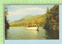 Excursion Cruiser  ( Ranger Entering Paradise Bay Lake George New York) Post Card Carte Postale - Lake George