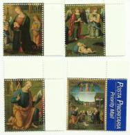 1999 - Vaticano 1177/80 Natale - Quadri   +++++++ - Schilderijen