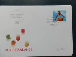 32/533   FDC   SUISSE - Légumes