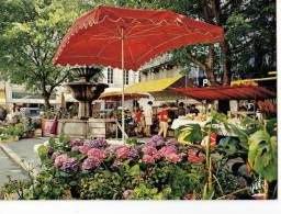 CPM       06        GRASSE 1992      PLACE AUX AIRES     MARCHE AUX FLEURS       FONTAINE - Mercados