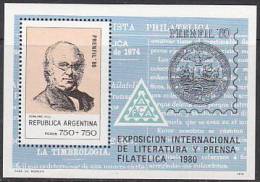 Argentinien 1974. Philatelistische Zeitschriften-Ausstellung PRENFIL '74 (B.0041) - Unused Stamps