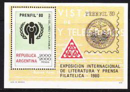 Argentinien 1974. Philatelistische Zeitschriften-Ausstellung PRENFIL '74 (B.0043) - Unused Stamps
