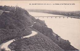 MAINE ET LOIRE CHAMPTOCEAUX LE COTEAU ET LE PONT SUR LA LOIRE Editeur F Chapeau - Champtoceaux