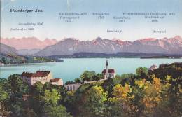 Starnberger See, Alpenpanorama, Um 1920 - Starnberg