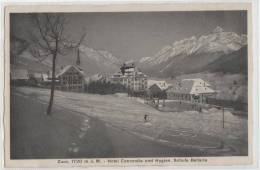 Switzerland - Zuoz - Hotel Concordia Und Hygien - Schule Bellaria - Zuoz