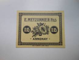 Ardèche 07 Annonay Meyzonnier Fils , 1ère Guerre Mondiale 5 Centimes - Notgeld