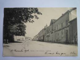 DARNEY  (Vosges)  :  Rue  STANISLAS  -  L'HOSPICE   1902 - Darney