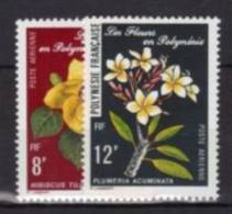 Polynésie Française Aérienne 1977  --Yvert   PA 126/127 -- Neufs **  Cote 4,50 € - Fleurs En Polynésie - Neufs