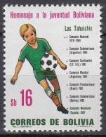Spain 1982 World Cup, Bolivia Sc677 Sports, Boy Soccer Player - 1982 – Espagne