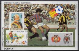 Spain 1982 World Cup, Bolivia MiBL121 Sports, Soccer - 1982 – Espagne