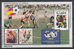 Spain 1982 World Cup, Bolivia MiBL124 Sports, Soccer - 1982 – Espagne