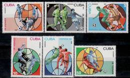 Spain 1982 World Cup, Cuba Sc2391-6 Sports, Soccer - 1982 – Espagne