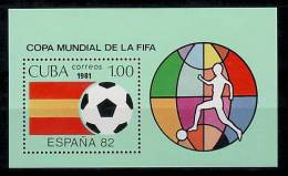 Spain 1982 World Cup, Cuba Sc2397 Sports, Soccer - 1982 – Espagne
