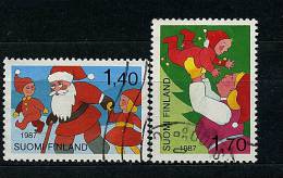 Finlande Ob N° 996/997 - Noël - Usati