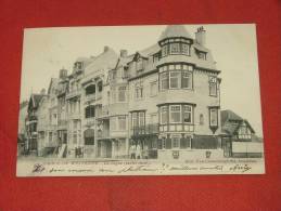 WESTENDE -  Dijk , Westkant    -  1903  -  (2 Scans) - Westende