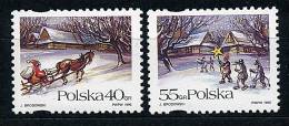 Pologne ** N° 3411/3412 - Noël - Unused Stamps