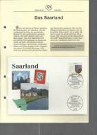 DOCUMENTO CON SPD MAT BERLIN ESCUDO SAARLAND - Other & Unclassified