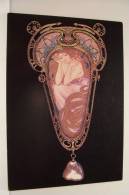 Plaque De Corsage Executee Par Le Bijoutier G. FOUQUET,1900 - Mucha, Alphonse