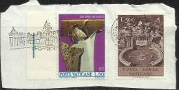 VATICANO VATIKAN VATICAN 1971 DISCRIMINAZIONE RAZZIALE LIRE + 1959 OBELISCHI LIRE 500 POSTA AEREA AIR MAIL USED - Usati