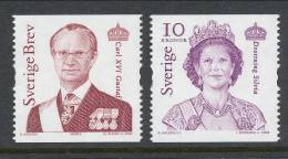 Sweden 2003 Facit # 2382-2383. Carl XVI Gustaf And Queen Silvia, Set Of 2, See Scann, MNH (**) - Neufs