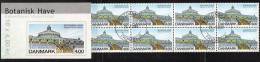 DENMARK 2001 Botanic Gardens Booklet S112 With Cancelled Stamps.  Michel 1267MH, SG SB210 - Postzegelboekjes