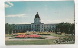 BR50428 The Legislative Building With Its Arnate Flower Bords In The Capial City Of Regina Sask   2 Scans - Sonstige & Ohne Zuordnung