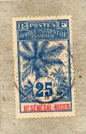 HtAUT SENEGAL Et NIGER : Palmiers - - Used Stamps