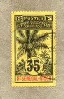 HtAUT SENEGAL Et NIGER : Palmiers - - Used Stamps