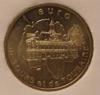 1 Euro Temporaire Precurseur De LOCHES  1997, RRRR, BR, Nr. 396 - Euros Des Villes