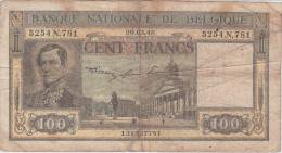 BELGIQUE - BELGIUM ***** BILLET 100 FRANCS 20.03.48 N° 131337781 - 5254.N.781 **** EN ACHAT IMMEDIAT - 100 Frank