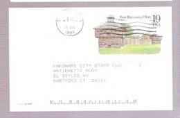 Postal Card - Fort Recovery, Ohio - Postmarked Dayton OH.  - Linn's Stamp News - 1981-00