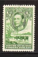 Bechuanland 1938 King George 1/2p Mint Hinged - 1885-1964 Herrschaft Von Bechuanaland