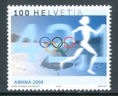 SVIZZERA / HELVETIA 2004** - Giochi Olimpici "Atene 2004" - 1 Val. MNH Come Da Scansione - Sommer 2004: Athen