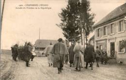 68......HAUT RHIN.......CHAVANNES L ÉTANG.....ARRIVÉE DU PRÉSIDENT DE LA RÉPUBLIQUE ...ÉCRITE .. .. . . ‹(•¿• )› - Sonstige & Ohne Zuordnung