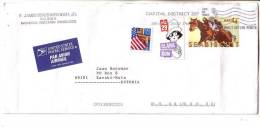 GOOD USA Postal Cover To ESTONIA 2012 - Good Stamped: Horse ; Clara Bow - Brieven En Documenten