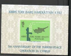 CHYPRE TURK BF N° 1 ** - OPERATION DE PAIX - Cote 4 € - Unused Stamps