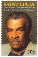 St. Lucia / Nobel Prize Winner For Literature - St.Lucia (1979-...)