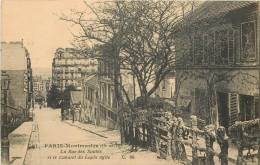 75 PARIS 18° - Montmartre - La Rue Des Saules Et Le Cabaret Du Lapin Agile - Arrondissement: 18