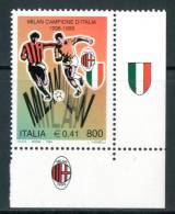 ITALIA / ITALY 1999** - Milan Campione D'Italia 1998-1999 - 1 Val. MNH Come Da Scansione - Clubs Mythiques