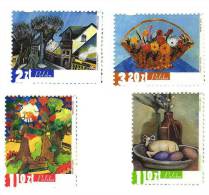 Poland / Art / Paintings / Flowers - Unused Stamps