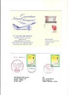 A 340 AIR FRANCE 1° Mise En Ligne Sur OSAKA Aller Et Retour 04/09/94 - First Flight Covers