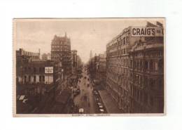 AUSTRALIE Carte Postale 1932,  Melbourne - Elisabeth Street (timbre Décollé, Mais Bon état, Voir SCAN) - Melbourne