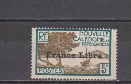 Nouvelle-Calédonie YT 199 * : France Libre - 1941 - Neufs