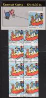 DENMARK 2002 Comic Characters 40Kr And 55Kr Booklets S119-20 With Cancelled Stamps. Michel 1299-300MH, SG SB219-20 - Markenheftchen